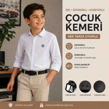 Nevzat Şahin Küçüktilki EST 1987 Premium Çocuk Kemeri - 80 cm - 000-Siyah