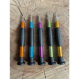 New 5 Parça Tork Yıldız Saatçi Tornavida Seti Telefon Tornavida Seti - 110 - Renkli