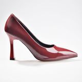 New Angel 820 Kadın Klasik Topuklu Stiletto - Bordo