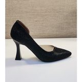 New Angel Zenne Stiletto Ayakkabı Siyah Simli