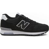 New Balance 565 Siyah Erkek Sneaker Ayakkabı Hafif ve Esnek Tasarım, Kauçuk Taban ile Günlük Kullanıma Uygun