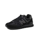 New Balance 574 Spor Ayakkabı, 42, 10-U574QRB-2, Siyah, Erkek