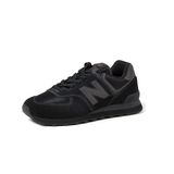 New Balance 574 Spor Ayakkabı, 44, 10-U574QRB-2, Siyah, Erkek 44 EU
