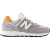 New Balance 574 Unisex Gray Leather Sneaker Günlük Hakiki Deri Spor Ayakkabı Gri
