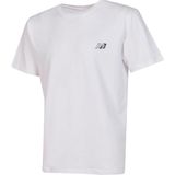 New Balance Beyaz Lifestyle Erkek Tişört Regular Kesim Günlük Kullanım için Rahat Kesim