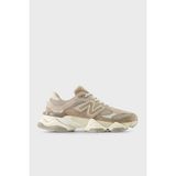 New Balance Deri Süet Detaylı Bayan Sneakers Ayakkabı Vizon - Kahve Taban Kauçuk