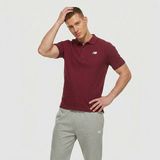 New Balance Erkek Polo Yaka Bordo T-Shirt MNT3415-BG - XL