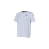 New Balance Erkek Spor T-Shirt, Kısa Kollu, Bisiklet Yaka, Beyaz