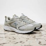 New Balance Erkekler İçin 408 SS26 Spor Ayakkabı Gri Renk Düz Taban ve Konforlu Malzeme