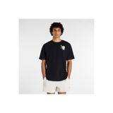 New Balance Fish and Chips Erkek Siyah T-Shirt
