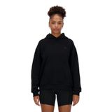 New Balance Kadın Atletizm Fransız Terry Hoodie, Siyah, S