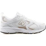 New Balance Kadın Beyaz Yürüyüş Ayakkabısı Kauçuk Tabanlı Suni Deri ve Tekstil Malzemeden Üretildi