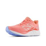 New Balance Kadın Fresh Foam 680 V8 Koşu Ayakkabısı, Sunfade Kırmızı/Drift Kırmızı/Gümüş Metalik, 9