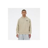 New Balance Kapüşonlu Sweatshirt, M, MT41539-SOT, Bej, erkek