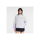 New Balance Koşu Ceketi, L, WJR3FM, Gri, Kadın