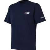 New Balance Lifestyle Erkek T-Shirt MNT1644-AVI - 01L-Lacivert - 2XL