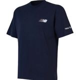 New Balance Lifestyle Erkek T-Shirt MNT1644-AVI - 01L-Lacivert