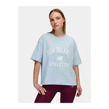 New Balance Lifestyle Wnt1402-Dus Kadın Mavi T-Shirt