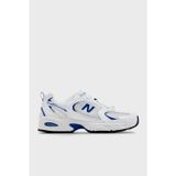 New Balance Logolu Bağcıklı Sneaker Bayan Ayakkabı U530CSJ BEYAZ-SAKS