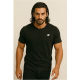 New Balance Mnt1537 Classic Basic Logo Siyah Erkek Tişört