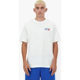 New Balance MNT3434 Erkek Krem T-Shirt - MNT3434 - XL