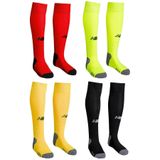 New Balance Nb Konc Tozluk Futbol Çorabı - 4 Lü Set - Kırmızı-Neon Sarı-Sarı-Siyah