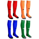 New Balance Nb Konc Tozluk Futbol Çorabı - 4 Lü Set - Kırmızı-Turuncu-Mavi-Yeşil