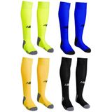 New Balance Nb Konc Tozluk Futbol Çorabı - 4 Lü Set - Neon Sarı-Mavi-Sarı-Siyah