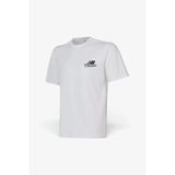 New Balance Nb Lifestyle Erkek Beyaz Tişörtmnt1643-Wt