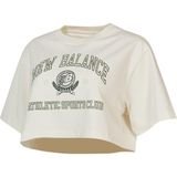 New Balance NB Lifestyle Kadın T-shirt - Beyaz