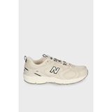New Balance Nb Lifestyle Logolu Bağcıklı Sneaker Ayakkabı Unisex Ayakkabı ML408BJ - Bej