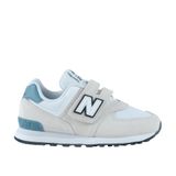 New Balance NB Lifestyle Pre-School Shoes, Üniseks Çocuk, Gri, 33.5 Beden