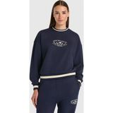 New Balance NB Lifestyle Women Sweatshirt Kadın Lacivert Sweatshirt - WNC3501
