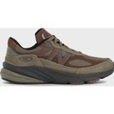 New Balance Süet Logolu Bağcıklı Sneaker Erkek Ayakkabı U990CA6 HAKİ-KAHVE