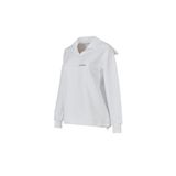 New Balance Sweatshirt, L, WNC1609, Beyaz, kadın