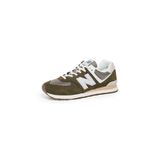 New Balance Uniseks-Yetişkin 574 Spor Ayakkabı, Kalsiyum-gümüş Metalik, 10.5 Women/9 Men
