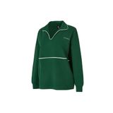 New Balance WNC3402-GRN Yeşil Kadın Sweatshirt, Yeşil, S