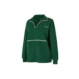New Balance WNC3402-GRN Yeşil Kadın Sweatshirt; Yeşil; XS