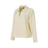 New Balance WNC3520-SST Bej Kadın Dik Regular Fit Sweatshirt