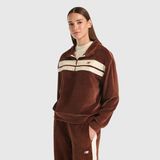 New Balance WNC3551 Kahverengi Kadın Sweatshirt - XS