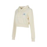 New Balance WNH3515-SST Bej Kadın Dik Regular Fit Sweatshirt