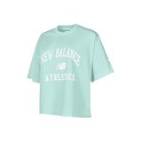 New Balance WNT1402-WSI NB Lifestyle Women Tshi MINT Bisiklet Baskılı Kadın T-Shirt