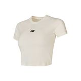 New Balance WNT3527-SST Lifestyle Women Tshirt Bej Yuvarlak Regular Fit Düz Kadın T-Shirt