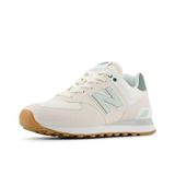 New Balance Women's 574 V2 Spring spor ayakkabı, Sea Salt New Spruce, 37.5 EU
