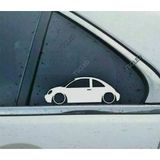 New Beetle 1998-2011 Kelebek Cam Araba oto Sticker 19 cm 2 Adet