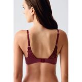 New Bra 1795 Kadın Balensiz Destekli Sütyen Bordo