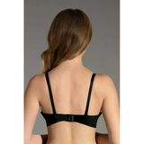 New Bra 6040 Bayan Lazer Kesim Balenli Dolgulu Sütyen Siyah