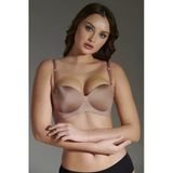 New Bra 6050 Bayan Lazer Kesim Sütyen Capucino