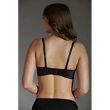 New Bra 6055 Bayan Lazer Kesim Straples Sütyen Siyah