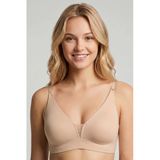 New Bra 6704 Bayan Lazer Kesim Hayalet Desteksiz Sütyen Ten - Ten